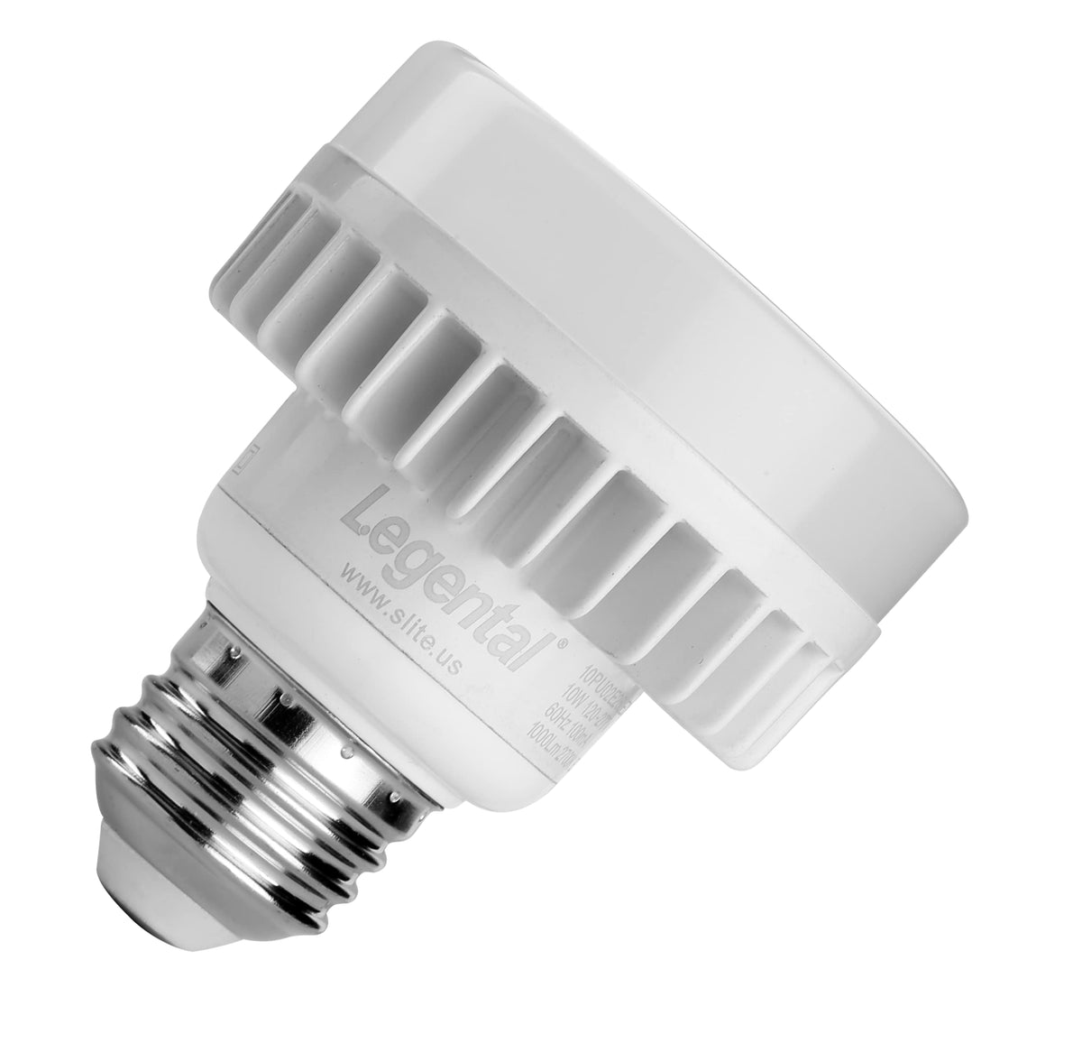 Legental 10W Led Mini Puck, E26 Medium Base Squat Bulb, Soft White(2700K), 100W Incandescent Equivlent, 50000Hrs Life, 1000Lm, 1