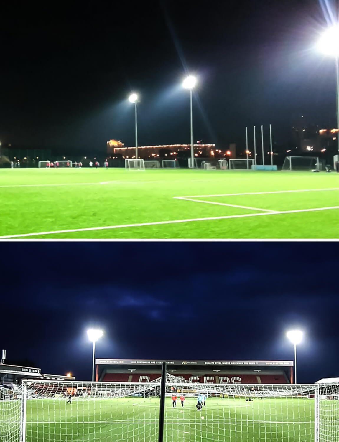 Kekeou 400W LED Flood Light - 44000LM Cool White Waterproof Adjustable Outdoor Arena Lighting - Model MZ4D-400W-W