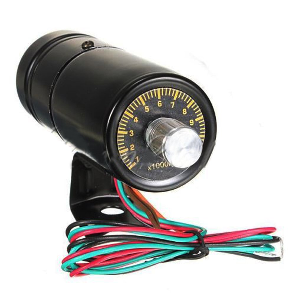 ESUPPORT Red Led Adjustable Tachometer Rpm Tacho Gauge Shift Light 1000-11000 Universal