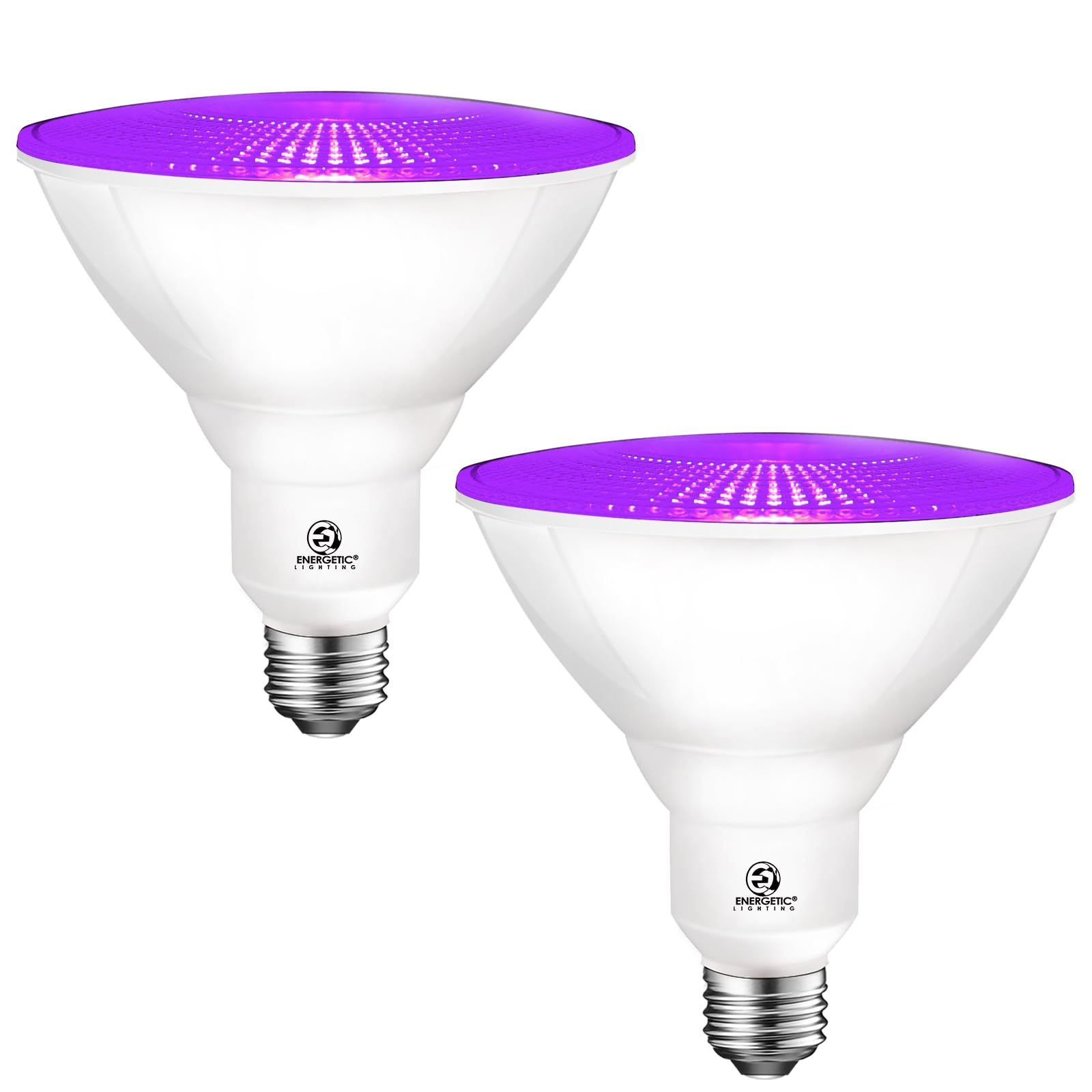 Energetic Purpule Par38 Led Flood Outdoor Light Bulb, 16W (90Watt Equi.), Dimmable, E26 Base, For Christmas Halloween Thanksgivi