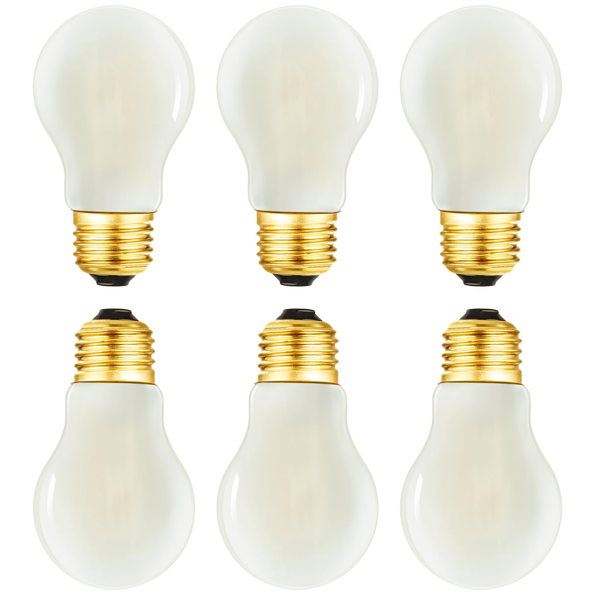 DONDDA Frosted E26 Edison Bulb A15 Light Bulb 4W Equal 40 watt Light Bulb Dimmable AC120V Daylight 4000K E26 Base for Pendant,Ch