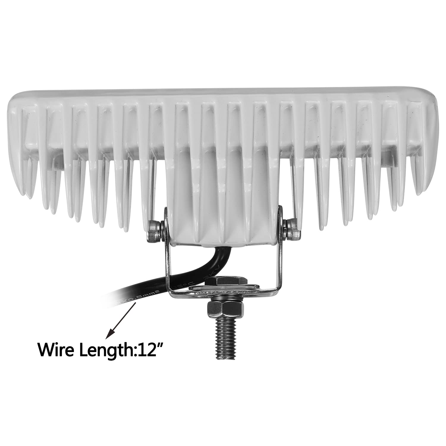 Partsam Waterproof Led Boat Lights White Beam 6.3 Inch 36W Ip67 Waterproof Deck Dock Marine Light 4000Lms 150Flood Light 12/24V