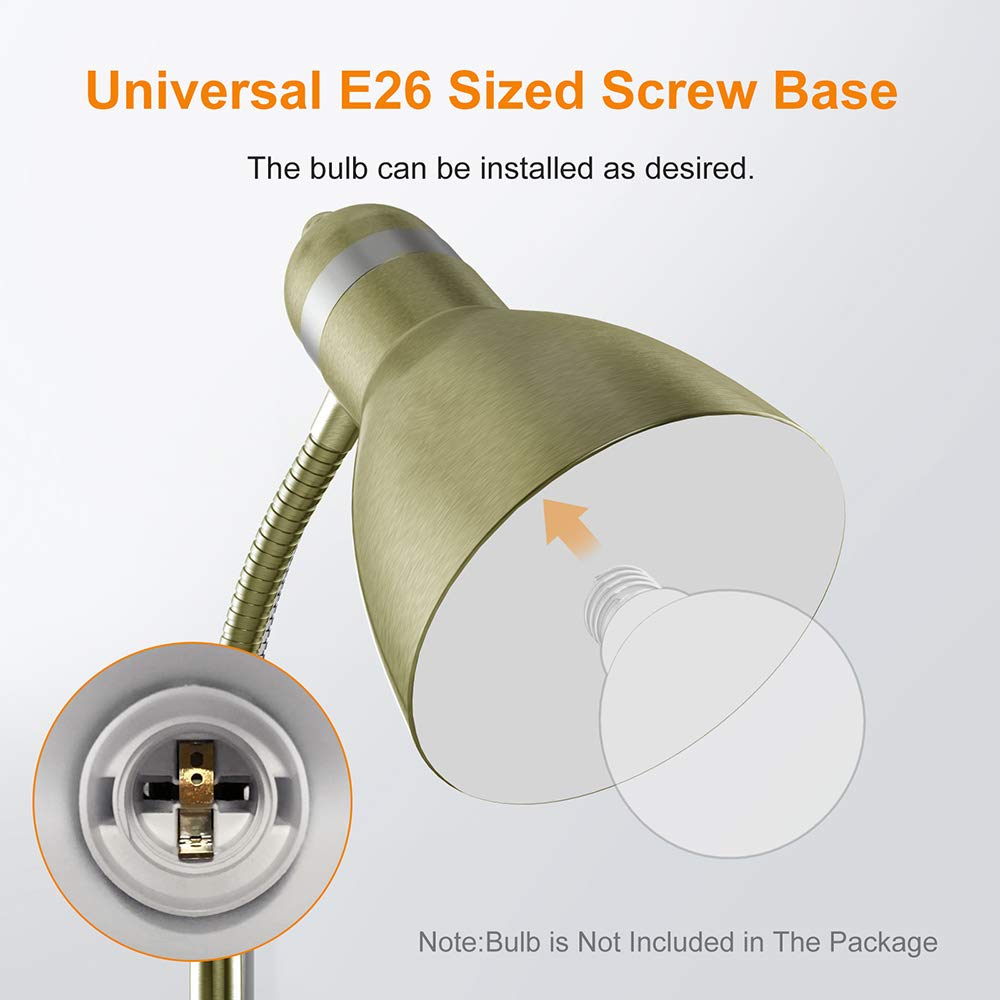 LEPOWER Adjustable Metal Floor Lamp, Bronze Torchiere Light, E26 Base, Model UF2012 for Living Room, Bedroom, Office