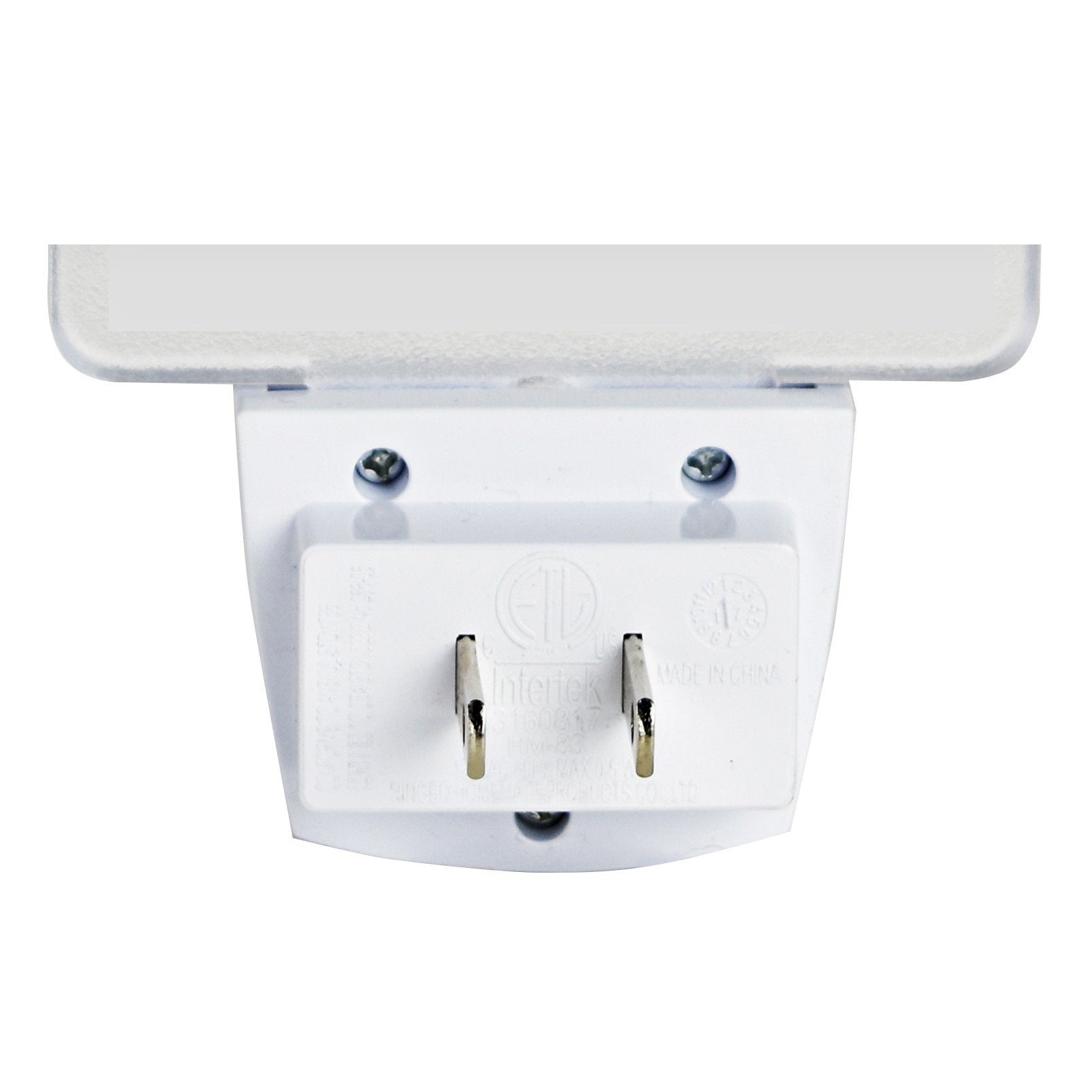 Dexsa Auto ON/Off Plug-in LED Night Light, White, Model 2150, Plastic Material, Safe and Automatic Illumination