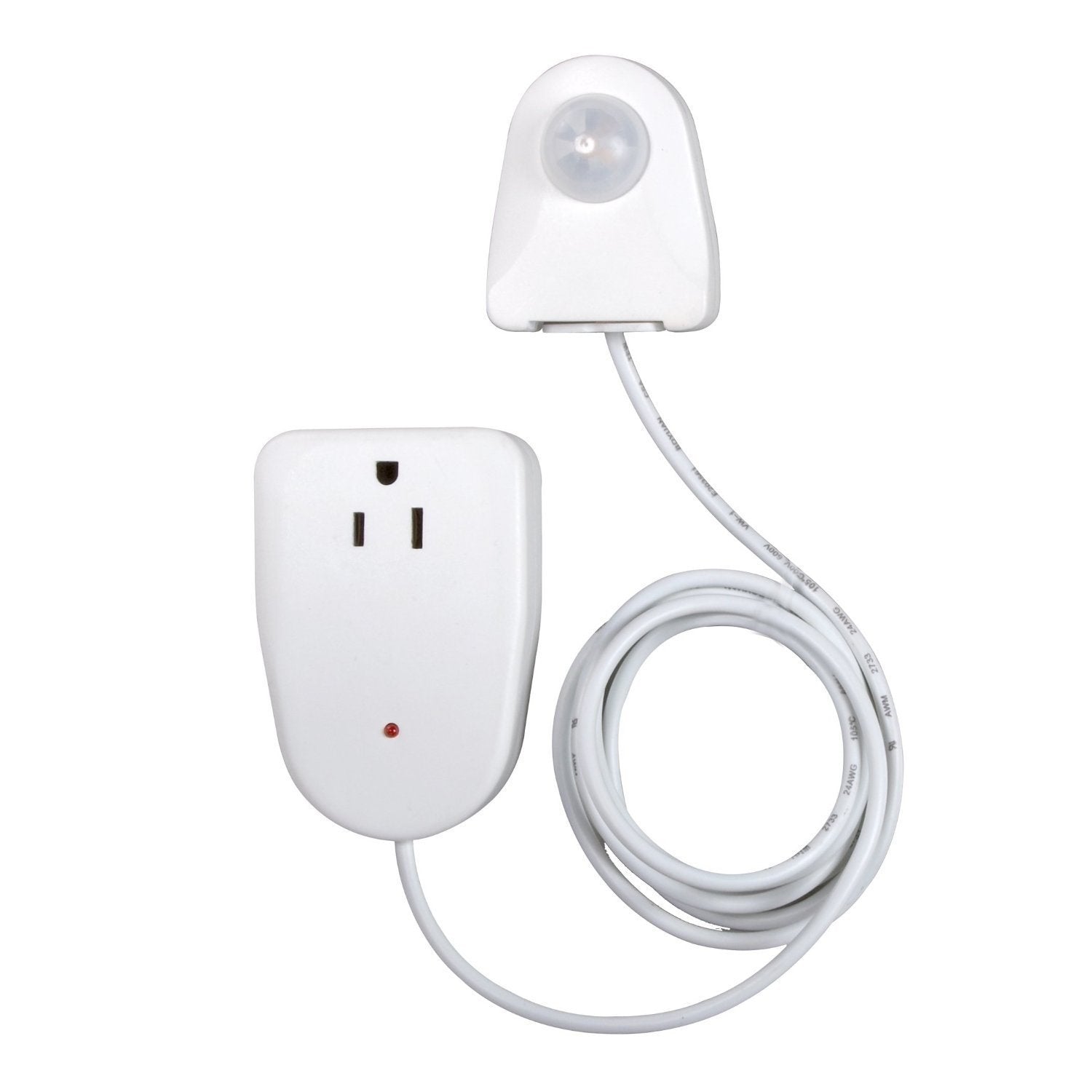 Westek Indoor Plug-in Motion Activated Light Control, 1 Count, Plastic, White, Model MLC12BC-4
