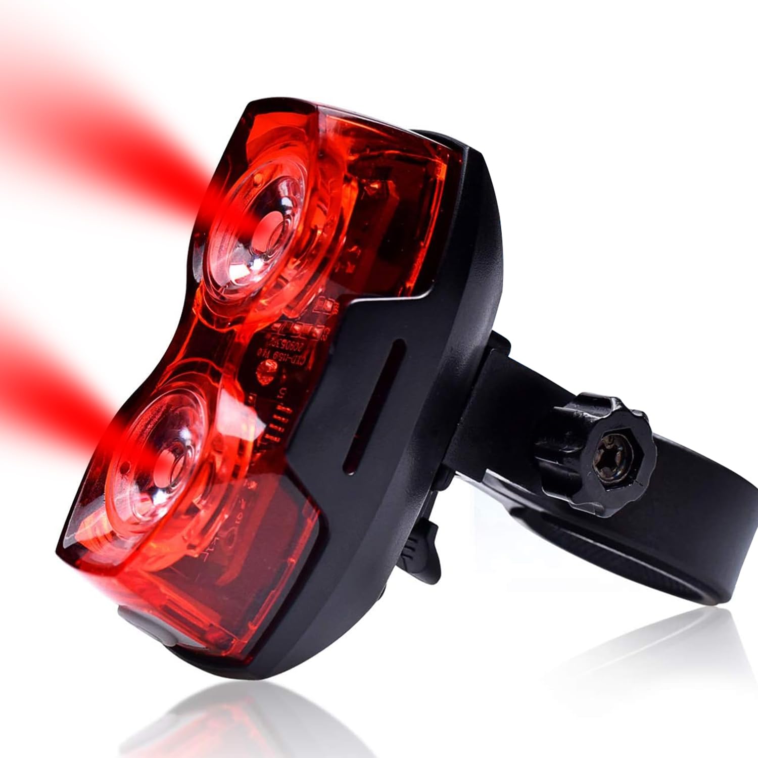 Strauss Dual LED Bicycle Rear Tail Light | Waterproof Cycle Light | Portable High Visibility LED Light for Safety | Cycling Acce