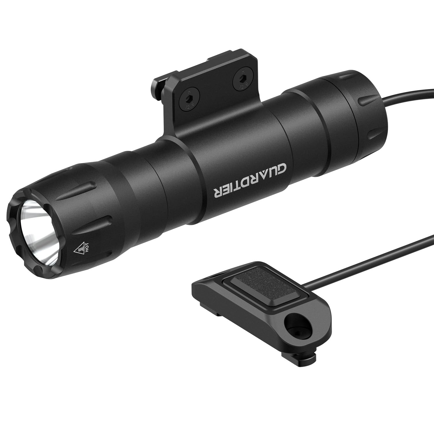 Guardtier M105 3000 Lumens Light, Compatible with Mlok Rechargeable Flashlight with Pressure Switch, Mounting Plate Included