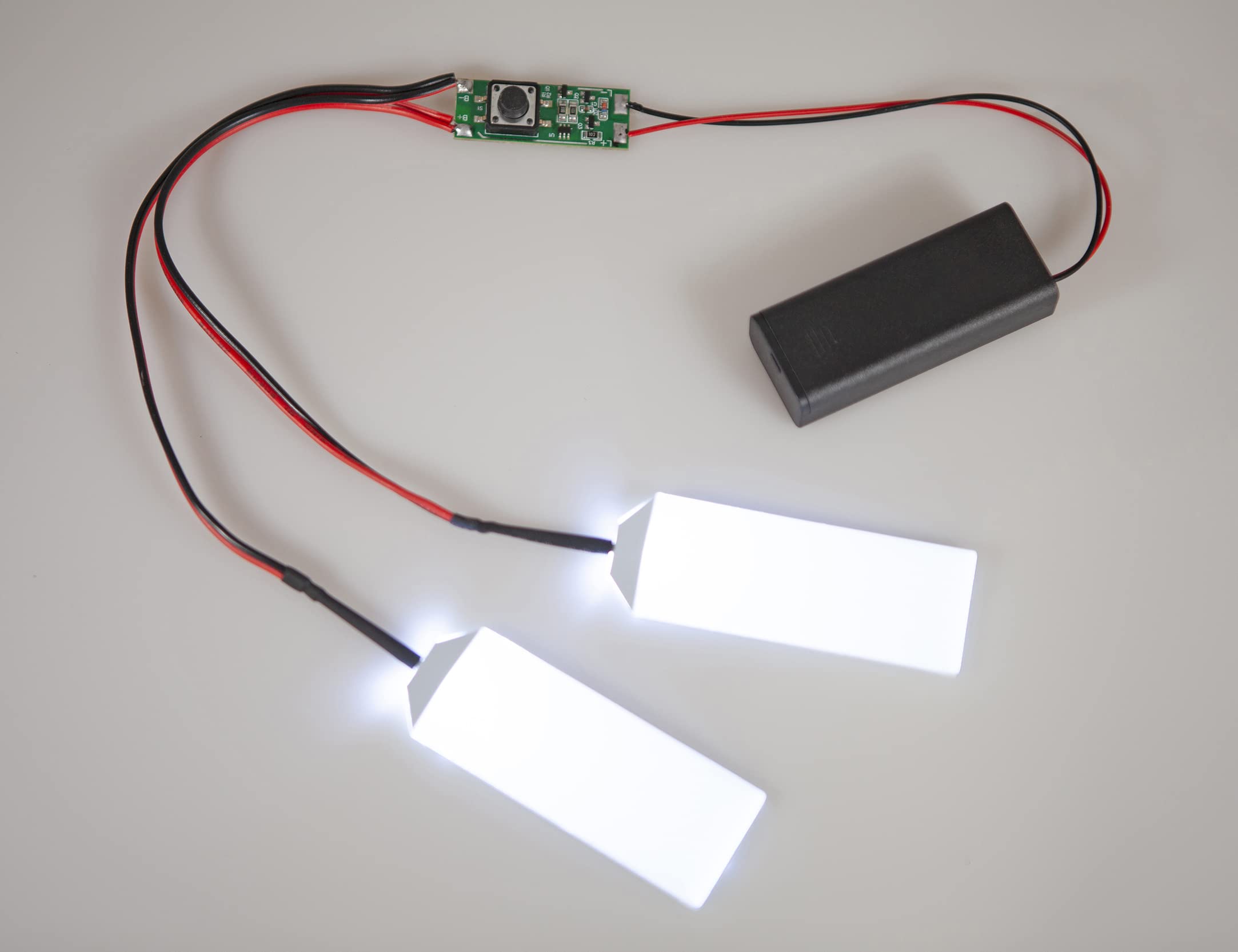 mlnyitus Flexible Helmet Batman LED Light Cosplay DIY Kit, Extra Large, Iron, White 3 Model