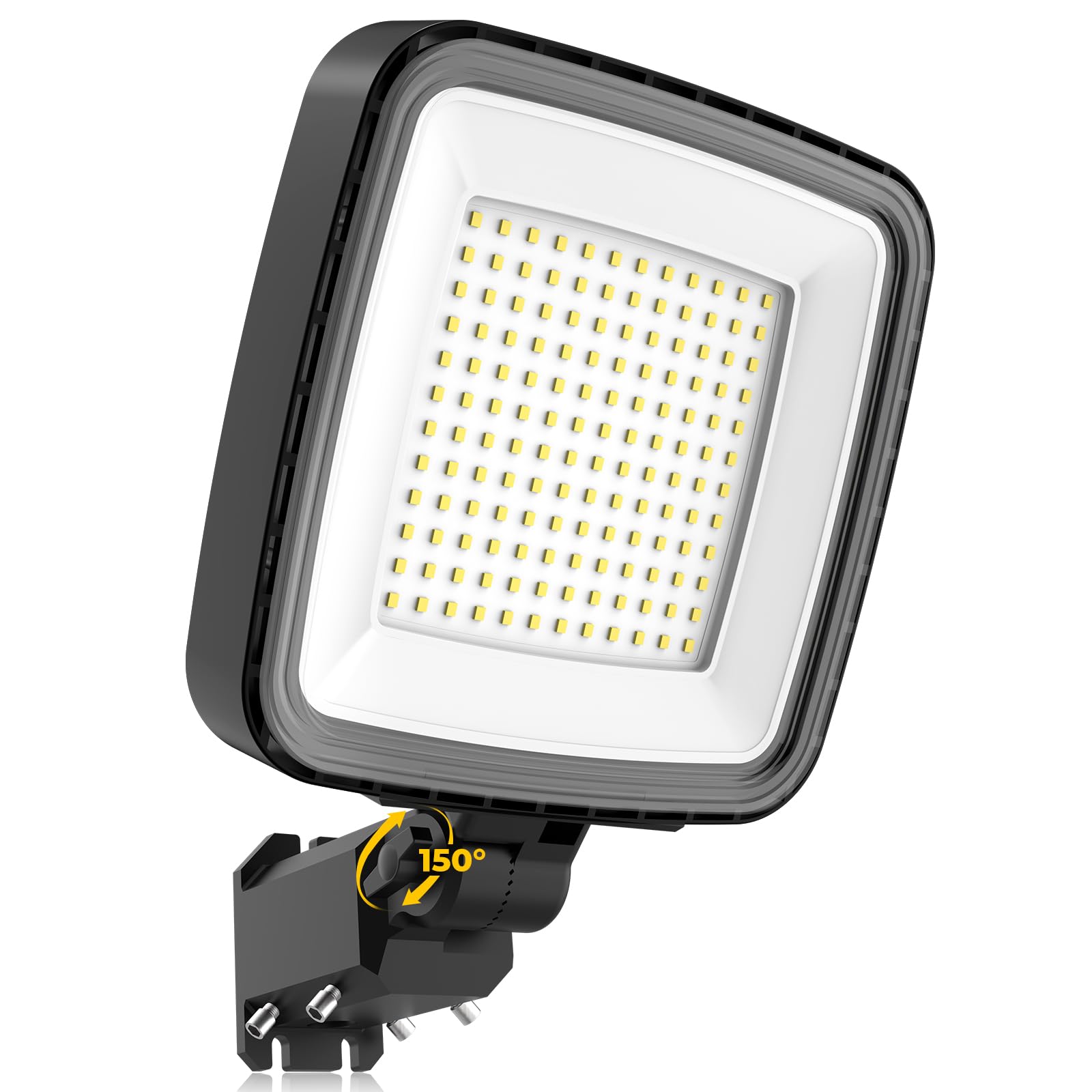 AGranTOP LED Parking Lot Light, 150W 21000LM Dusk to Dawn Outdoor Lighting Adjustable Outdoor Light Poles IP66 Waterproof Commer
