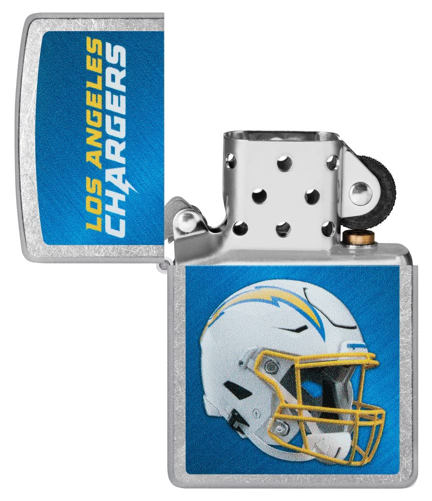 Zippo Nfl Los Angeles Chargers Helmet Street Chrome Pocket Lighter