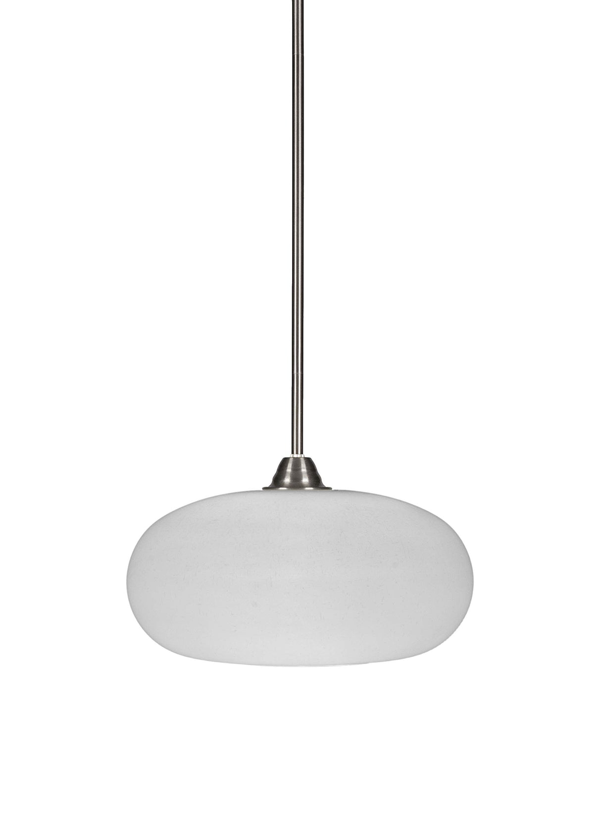 Toltec Lighting Paramount 1 Light Pendant in Brushed Nickel (3401-BN-216)