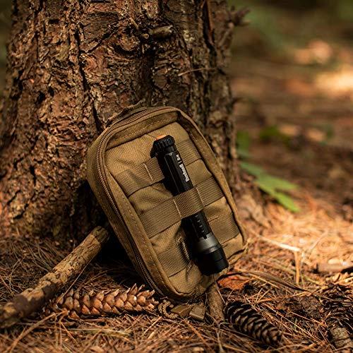 Bushnell TRKR 400 Lumen Tactical Flashlight | LED, Aluminum, Black, Model 50011, Ideal for Camping, Hunting, Hiking, and Emergencies
