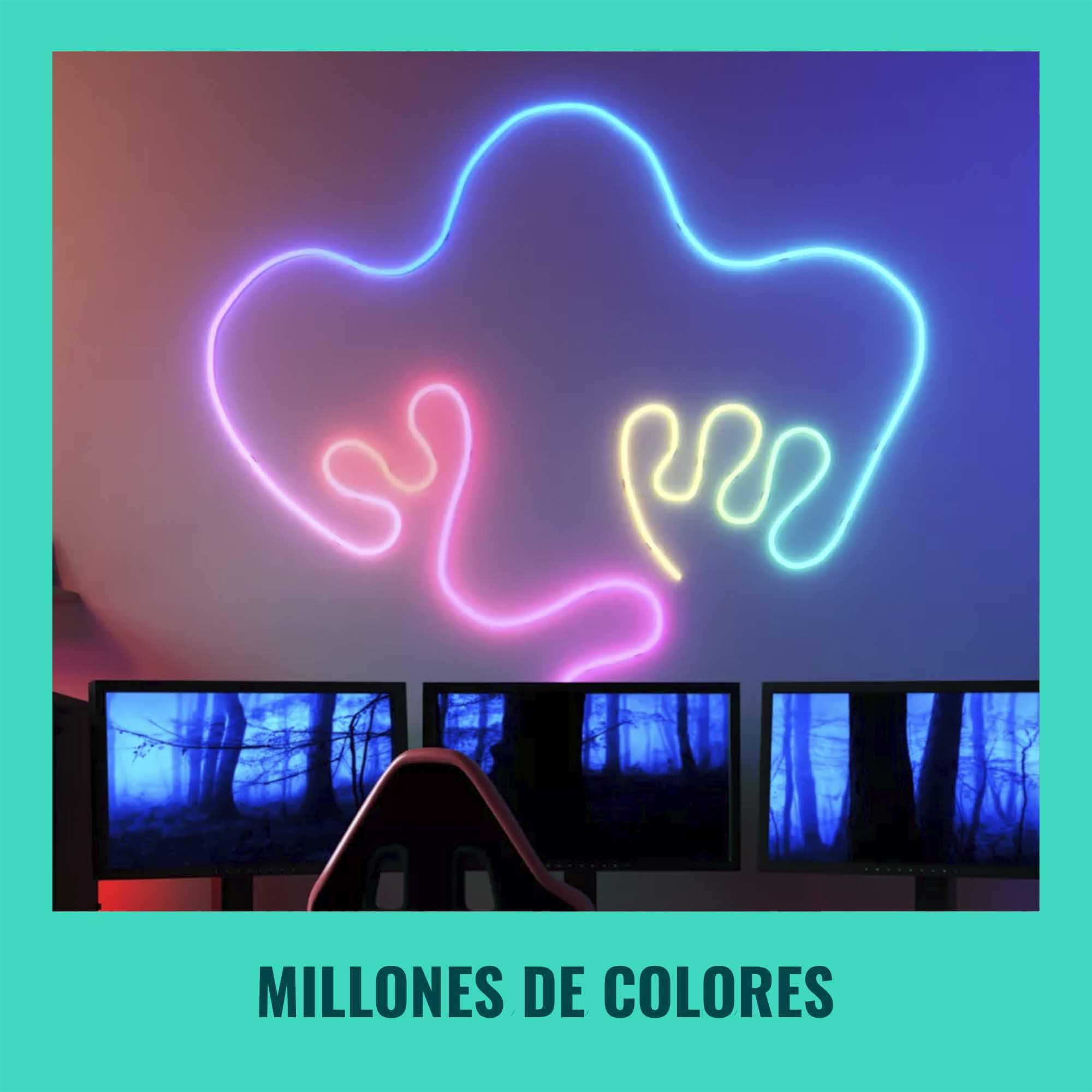 Wiz Smart Flex Strip - 16.4 Ft, 16 Million Colors + Shades Of White, Dynamic Light Scenes, Connects To Your Wi-Fi, Voice/App Con