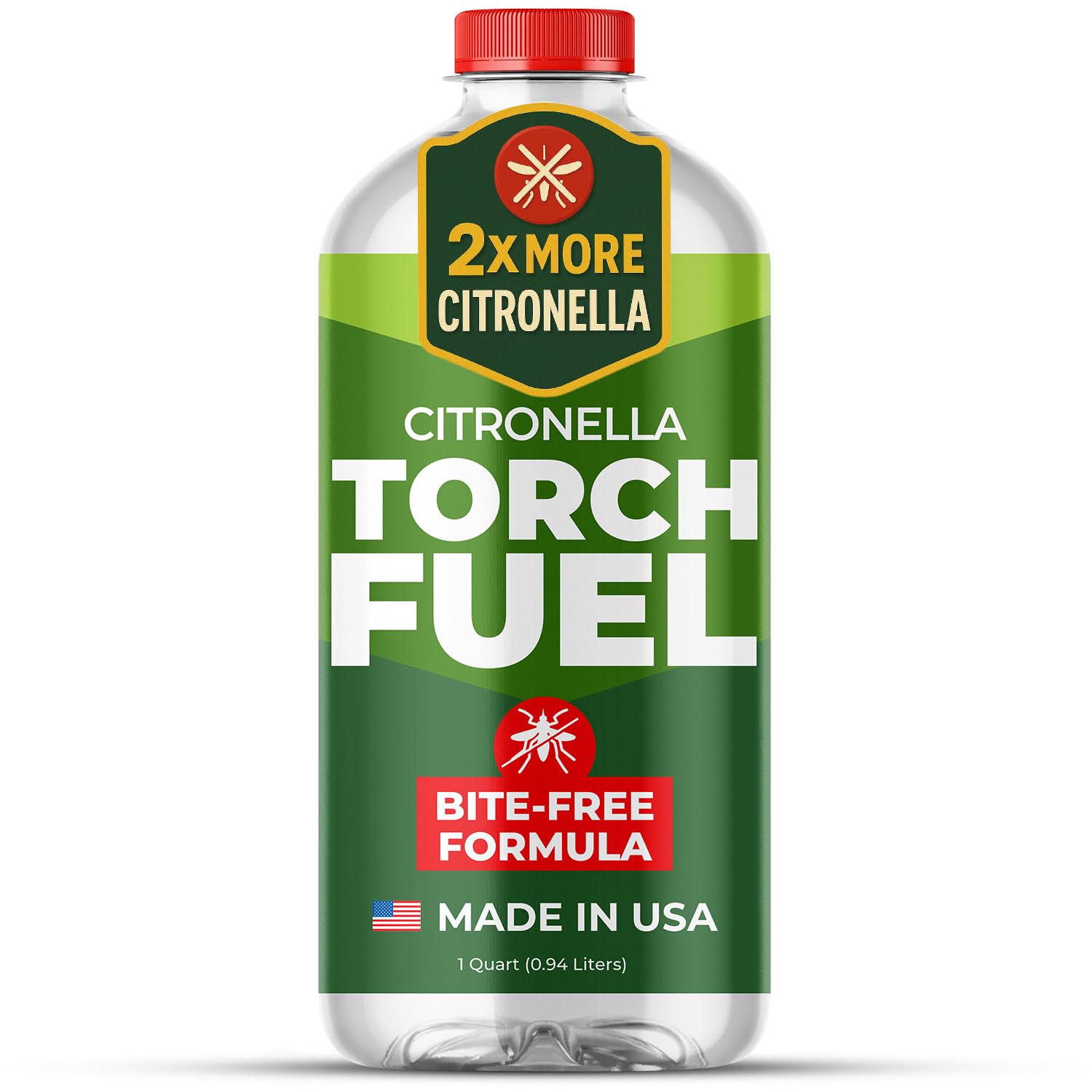 Houswise Citronella Oil Torch Fuel - 1 Quart Liquid Paraffin for Outdoor Lanterns and Torches