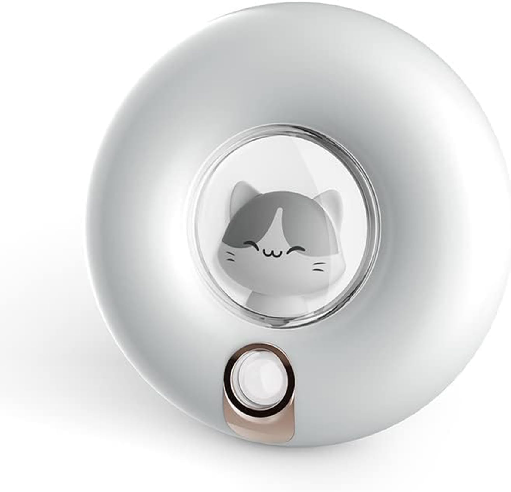 SCECALA Rechargeable Motion Sensor Night Light - Auto On/Off LED Nightlight with Adjustable Brightness & Magnetic Base, Cute Cat