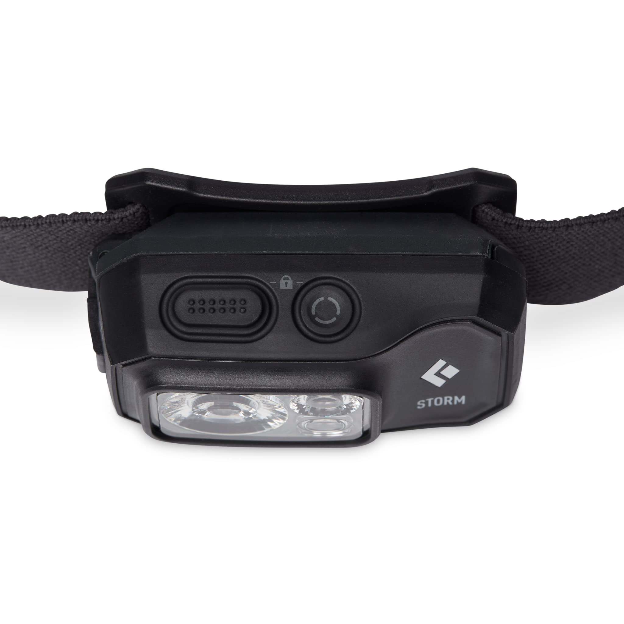 BLACK DIAMOND Storm 450 Headlamp - 450 Lumens, Waterproof, Dimmable, 3X AAA Battery Operated, One Size, Black, Model BD620671