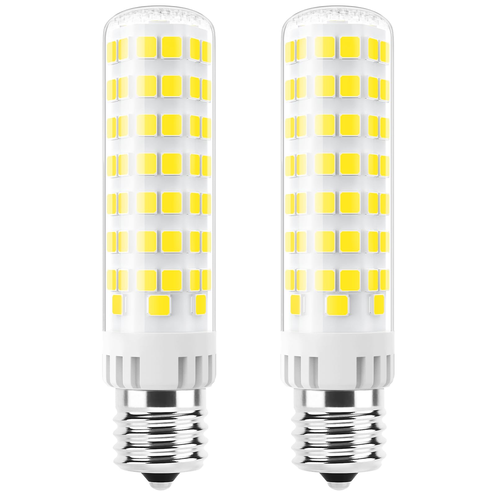 Taiyaloo E17 Led Dimmable Bulb, 10W Replacement For Halogen, Daylight White 6000K, Ceramic, 2 Pack