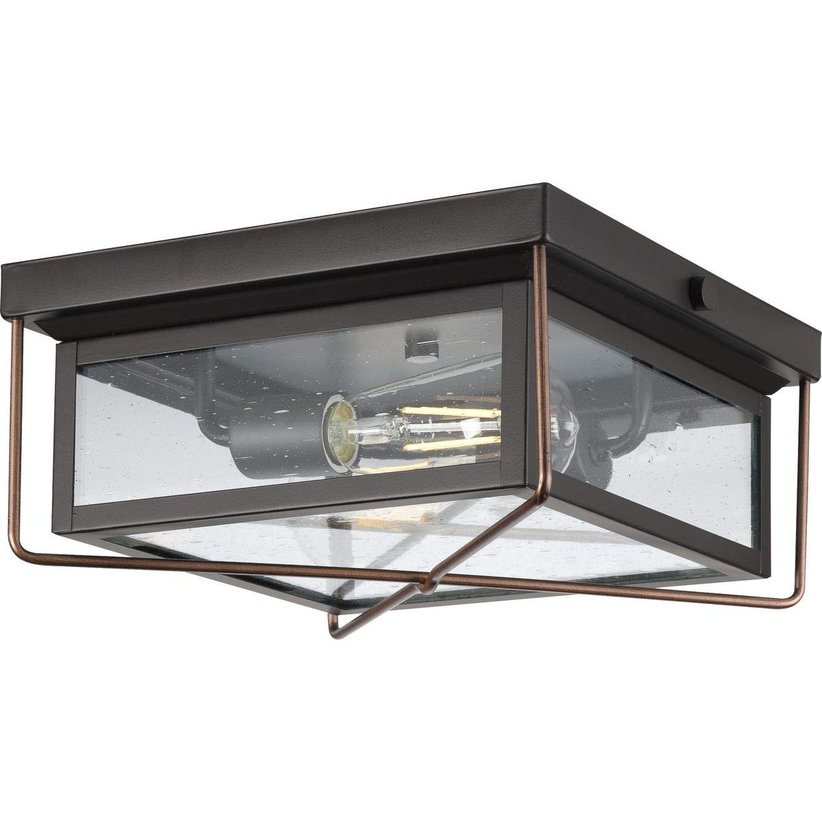 Progress Lighting Barlowe Outdoor Light Fixture, Bronze, 5.50x11.50x11.00, Alloy Steel, Model P550069-020