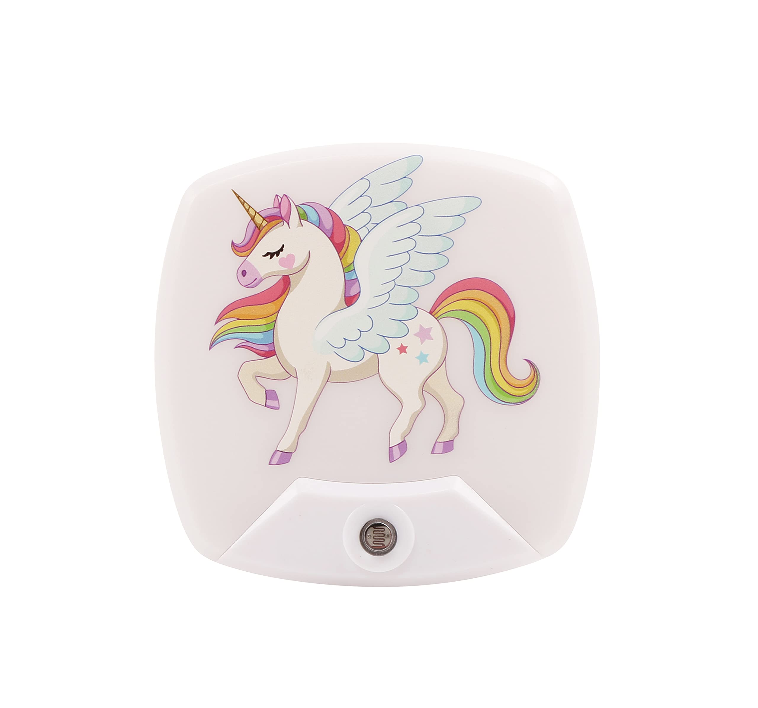 Omeet 2 Pack Cartoon Unicorn LED Night Light - Auto Sensor Wall Lamp for Kids - Model OMNLA0121D - Color: Unicorn D