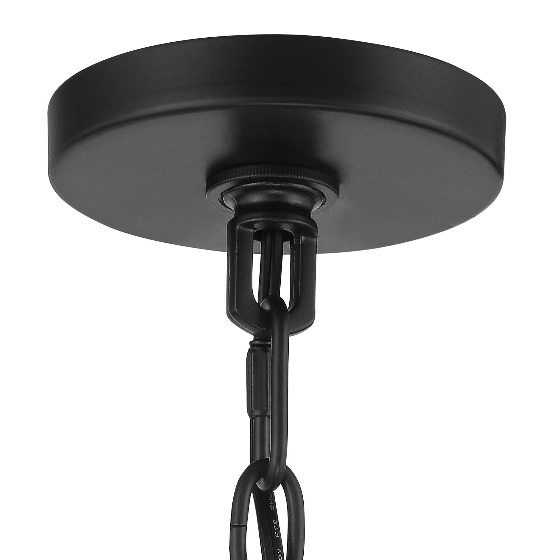 Franklin Iron Works 42" Black Hanging Chandelier - 8-Light Rustic Farmhouse Fixture for Dining Room, Foyer, Kitchen, High Ceilings