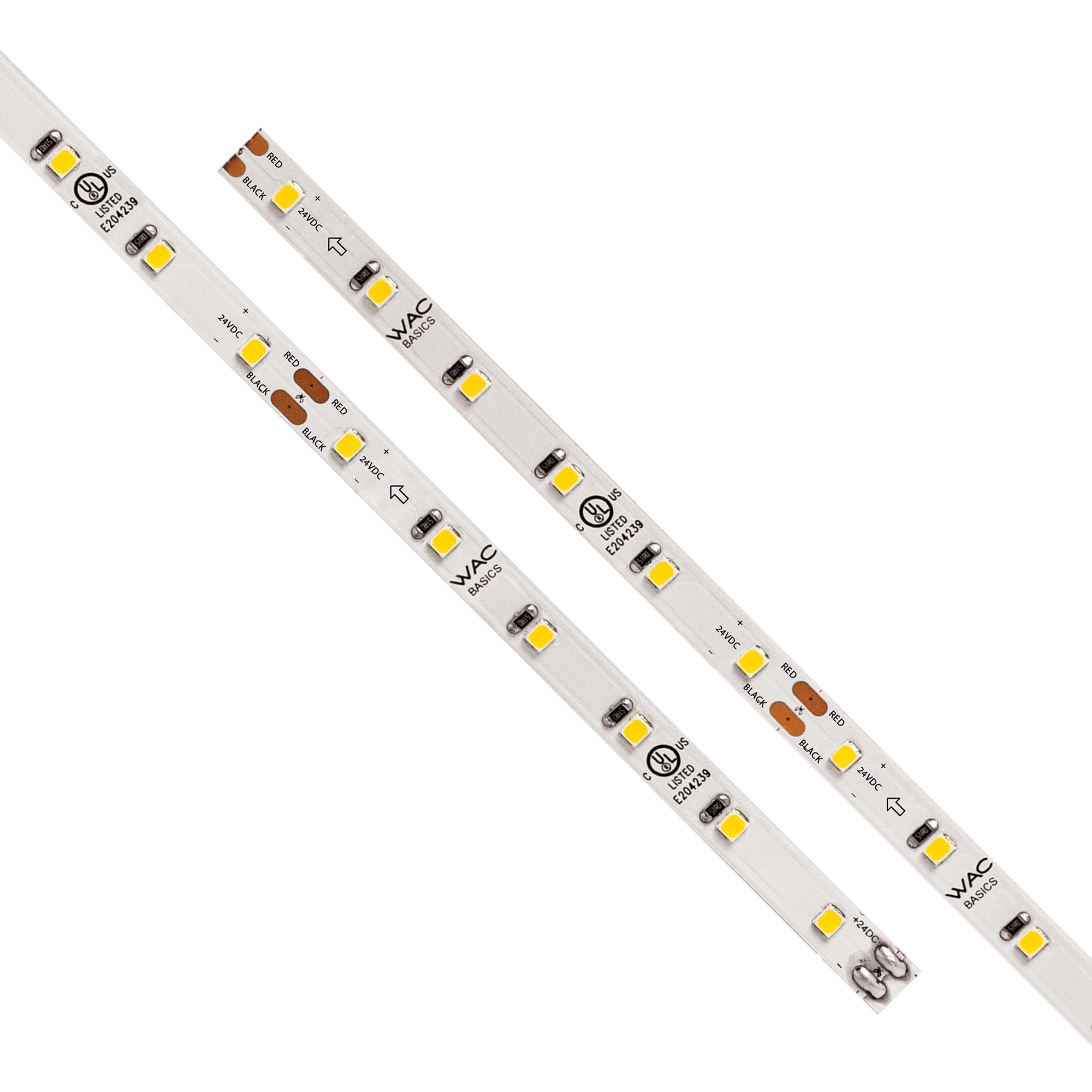 Wac Lighting T24-Bs1-100-30Wt, Basics 24Vdc Led Tape Light 3000K 1.2W Per Foot 100Ft Reel Field Cuttable Every 2In Fully Dimmabl