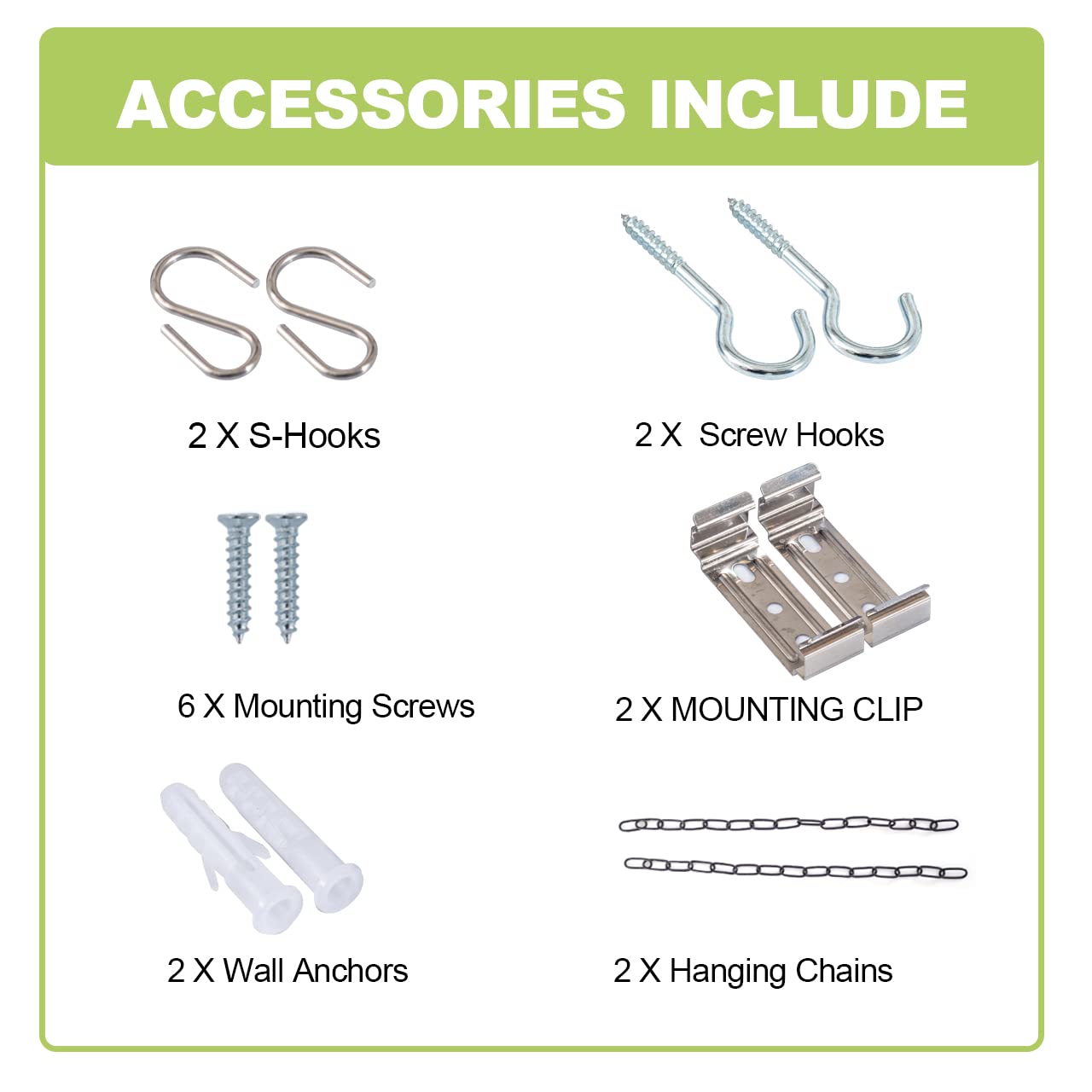 Greess LED Shop Light, 4FT 48W Linkable Ceiling Fixture, 3000K/4000K/5000K, White, Model GS3CSL-1P,