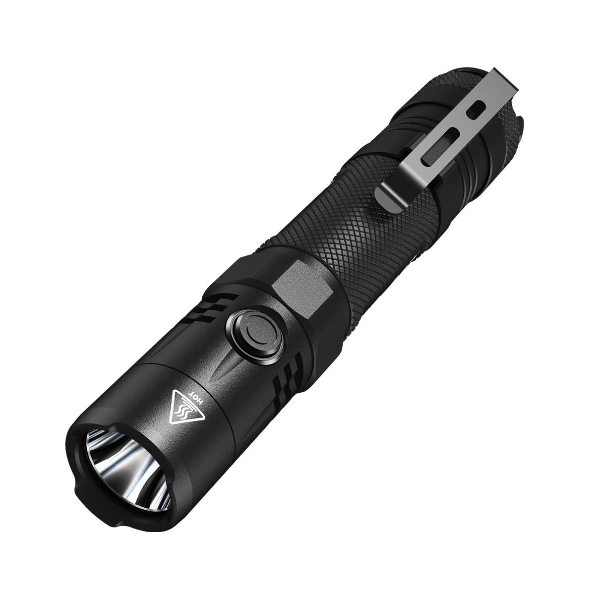 NiteCore MH10 V2 Rechargeable Flashlight 1200 Lumens, Aluminum, Black