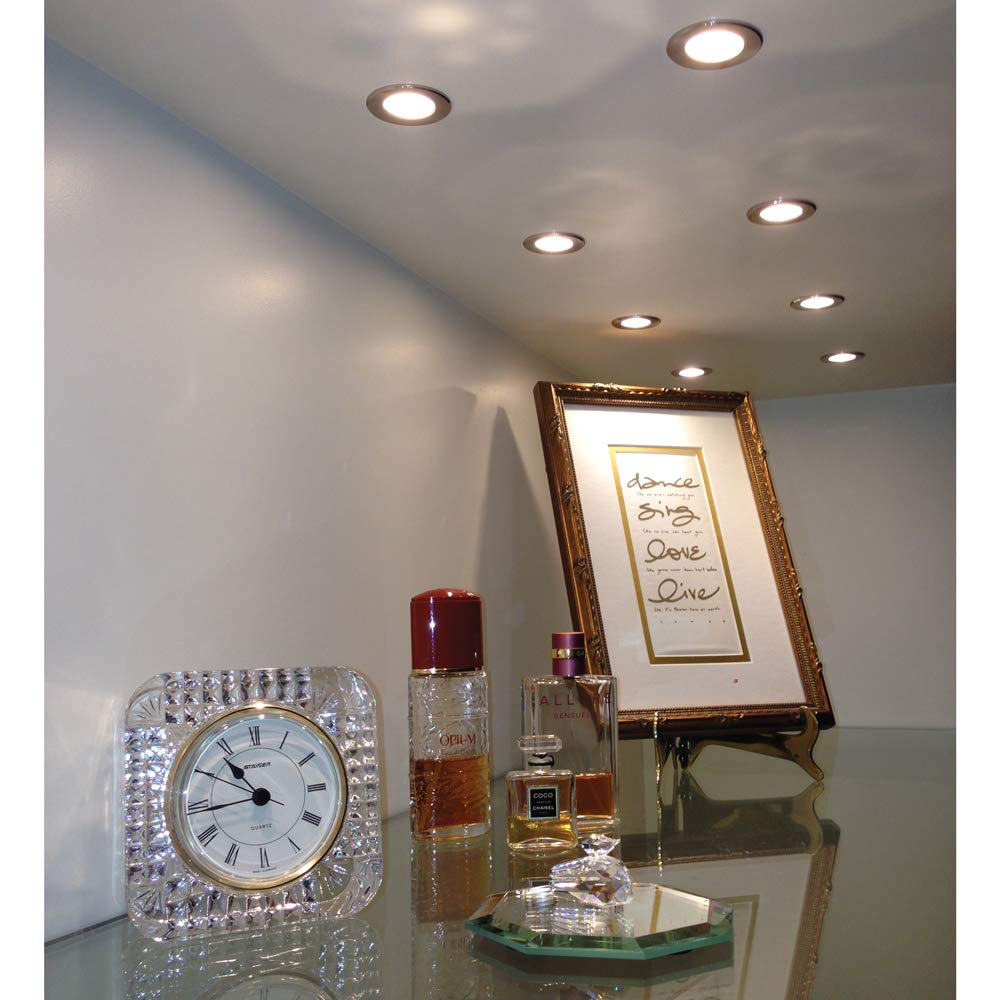 Armacost Lighting Recessed Mini LED Puck Lights, Bright White (4100K), Model 221125, Metal Construction