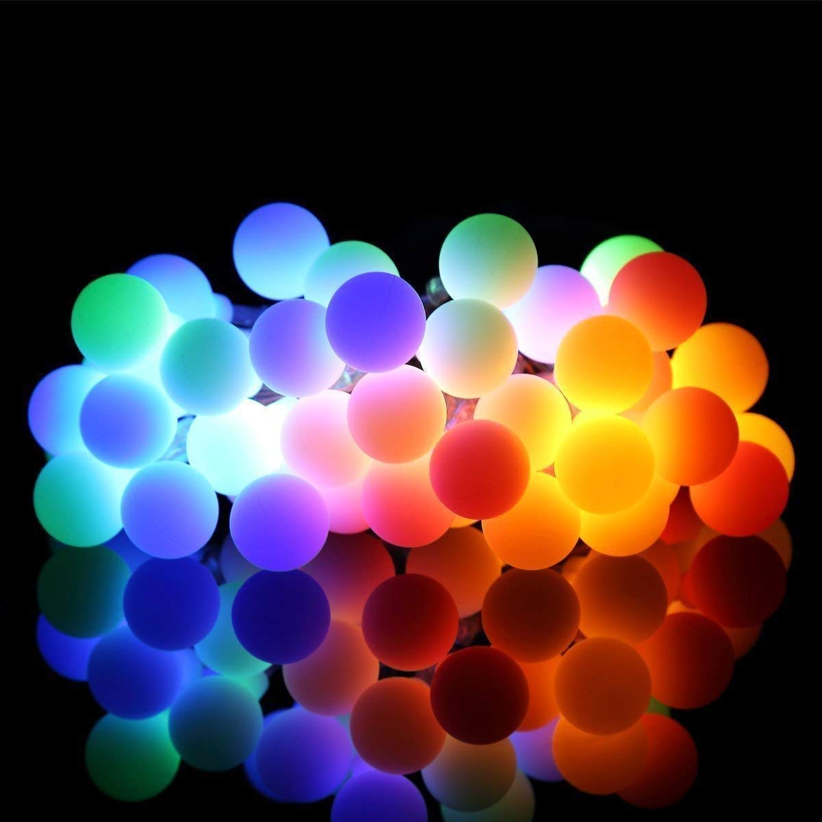 MIRADH Outdoor String Lights, 5M 20 LED Waterproof Ball Lights, Starry Fairy Lights,Diwali Light, Decoration Light, Battery Powe