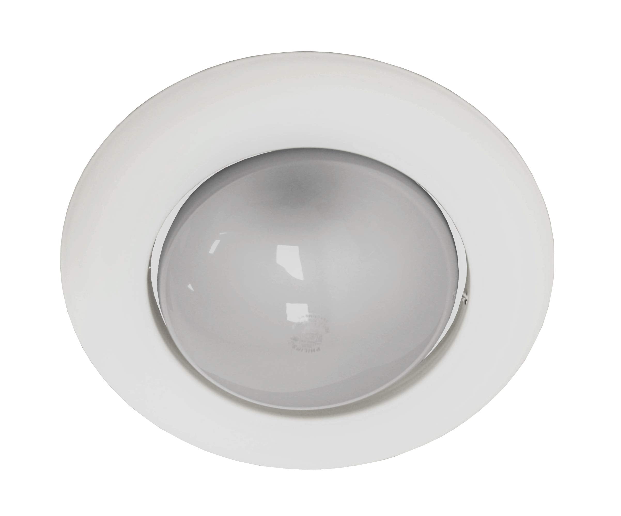 NICOR Lighting 6 inch White Recessed Open Trim for 6 inch Housing (17501WH)