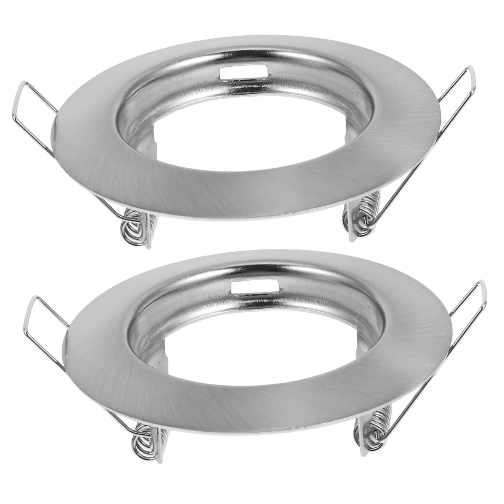 HOLIDYOYO 2-Pack Round Recessed Light Frames Ceiling Mount Brackets Compatible with Various Spotlight Bulbs Easy Replacement Spa