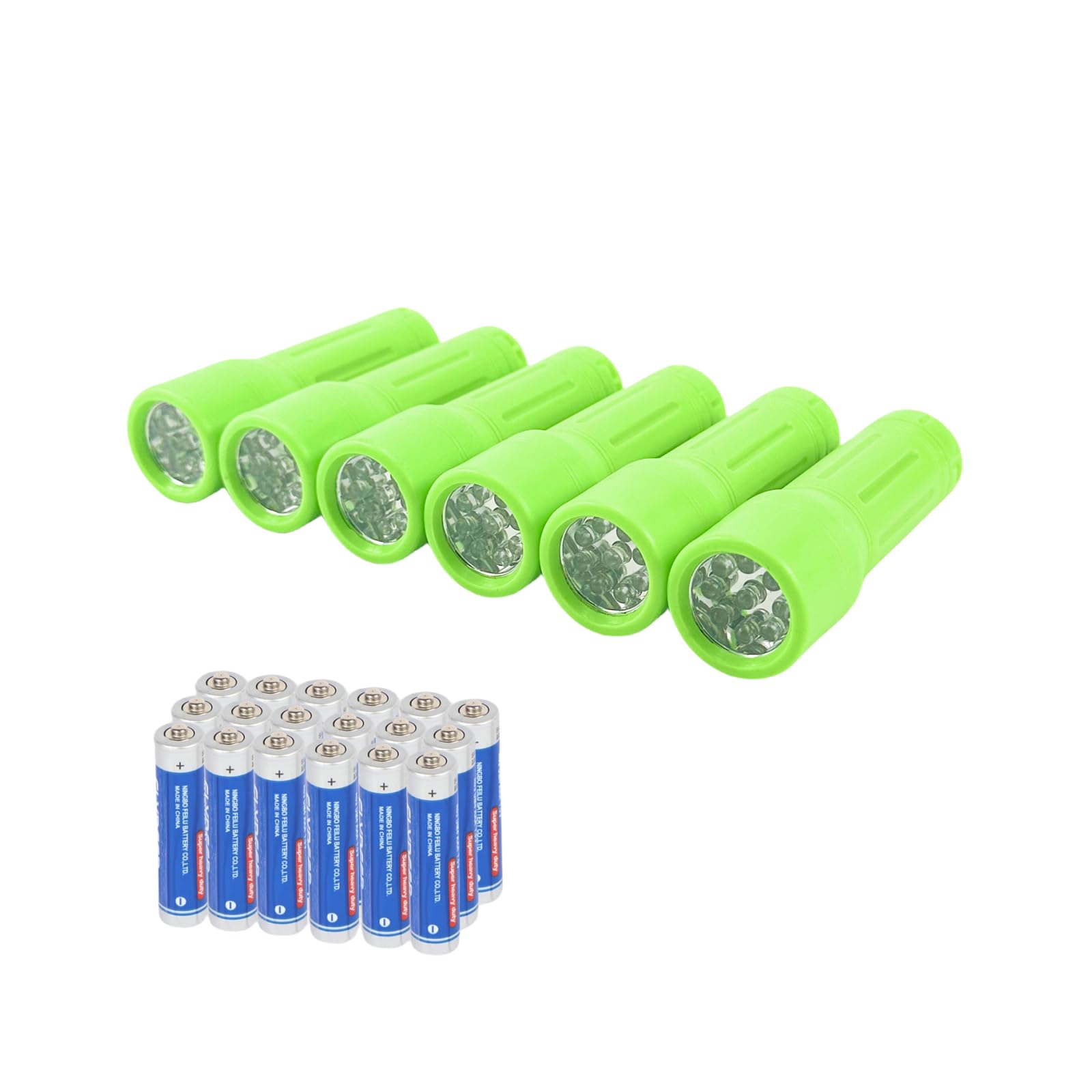 Hilngav 9-LED Mini Flashlight, Multicolor, ABS, Model S17-DUO1, Batteries Included, Lanyard, Hurricane Supplies