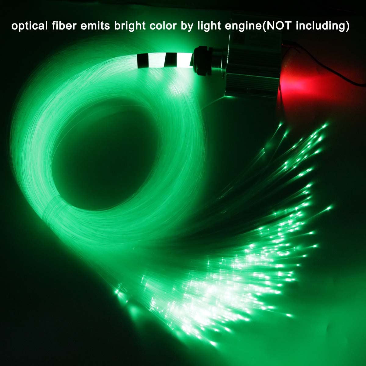 Azimom Pmma Plastic 450Pcs*0.03In*9.8Ft Fiber Optic Cable Strands 0.75Mm 3Meter Length End Glow Roll Fiber String For Star Sky R
