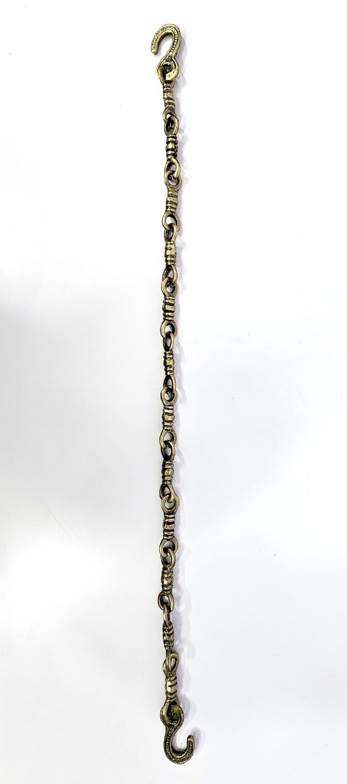 Esplanade Brass Chain With Hooks For Hanging Bell Diya - 2 Feet Golden Length (24)
