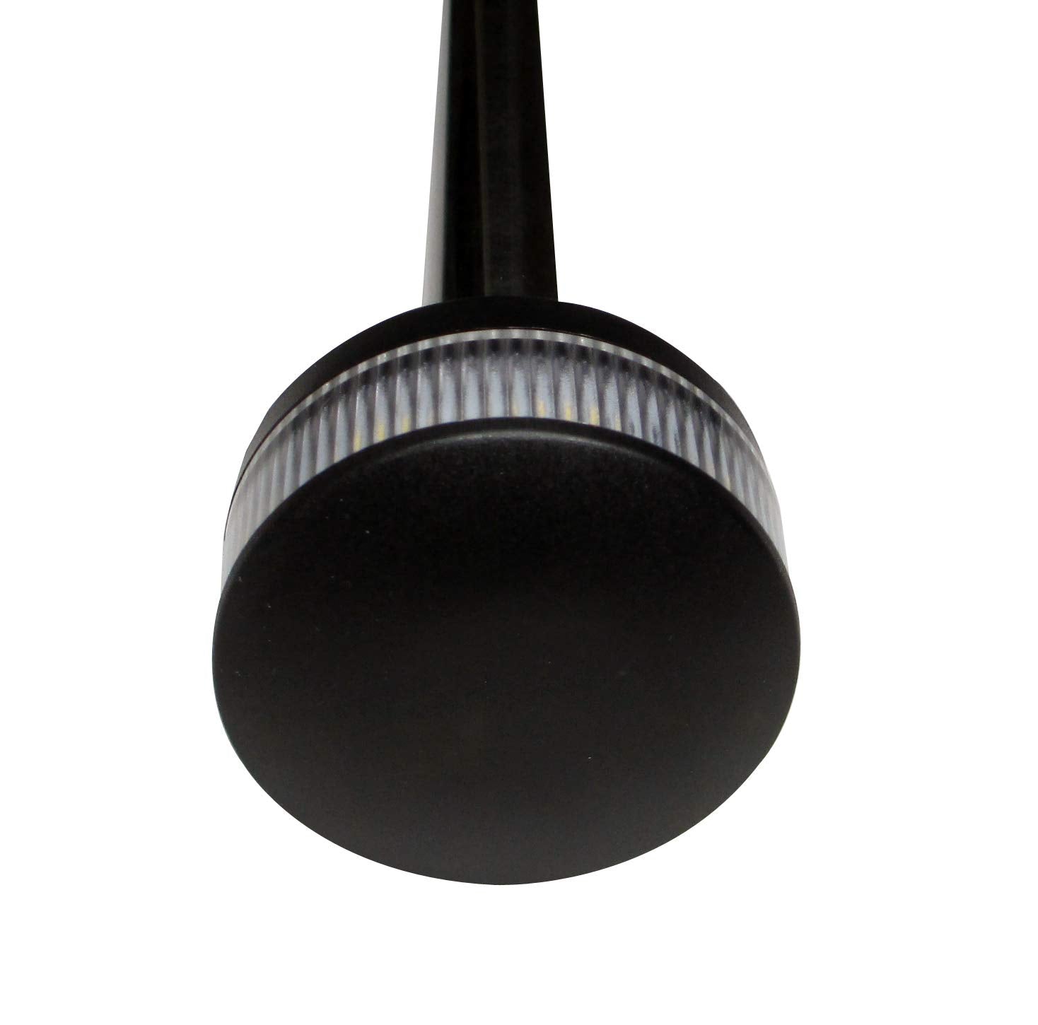 Pactrade Marine Boat Fixed Base Stern Light Anchor Light All Round White Led Marine Pole Uscg 2 Nm For Yacht Pontoon And Fishing Boat 12 Volts 6 Inches (150.6Mm)