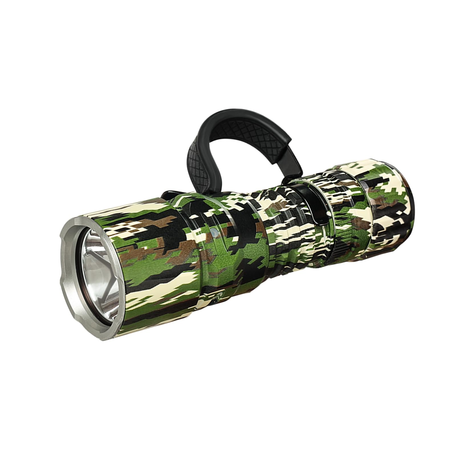 Wurkkos TD07 Tactical Flashlight, 1300 Lumen, USB-C Rechargeable, IP68 Waterproof, Small, Camouflage