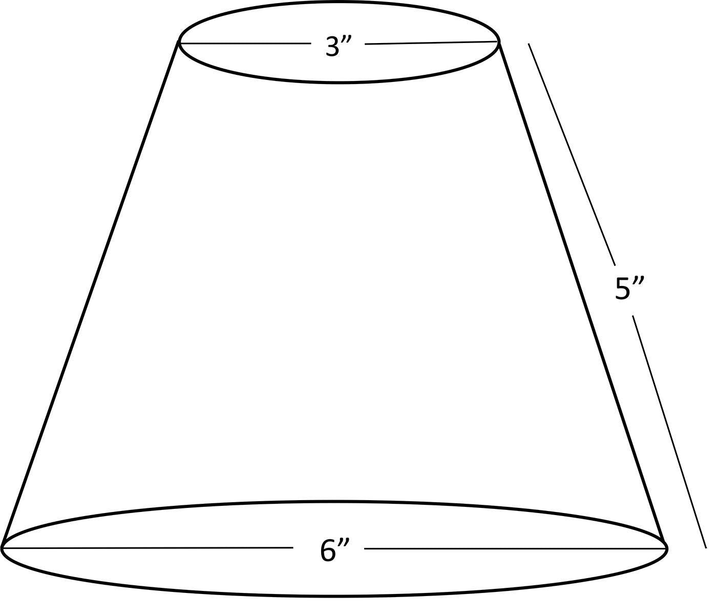 Urbanest Chandelier Lamp Shade 6-Inch, Hardback, Clip On, Burlap(Set Of 6)