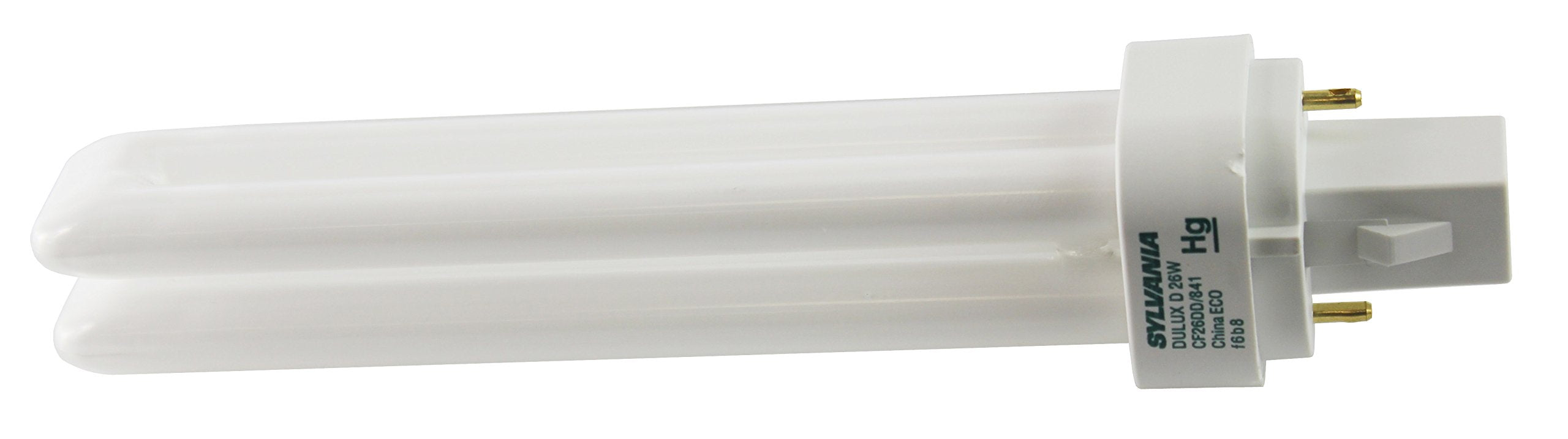 Sylvania Cfl Light Bulb, 26W, G24D-3 Base, Cool White, Model H&Pc-50189, 4100K, 1 Count (Pack Of 