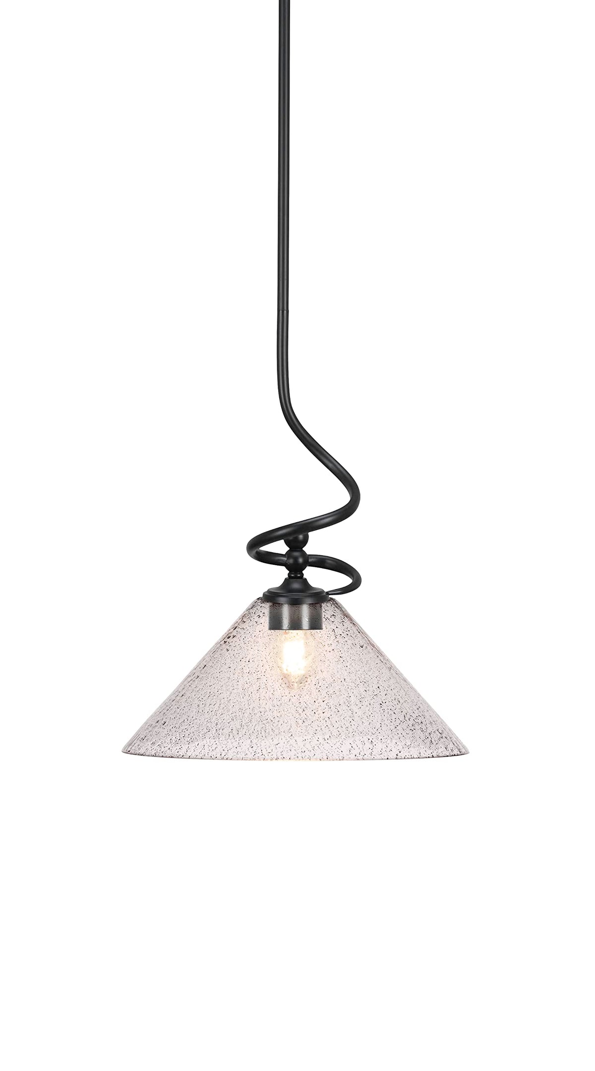 Capri 1 Light Mini Pendant in Matte Black (901-MB-2122)