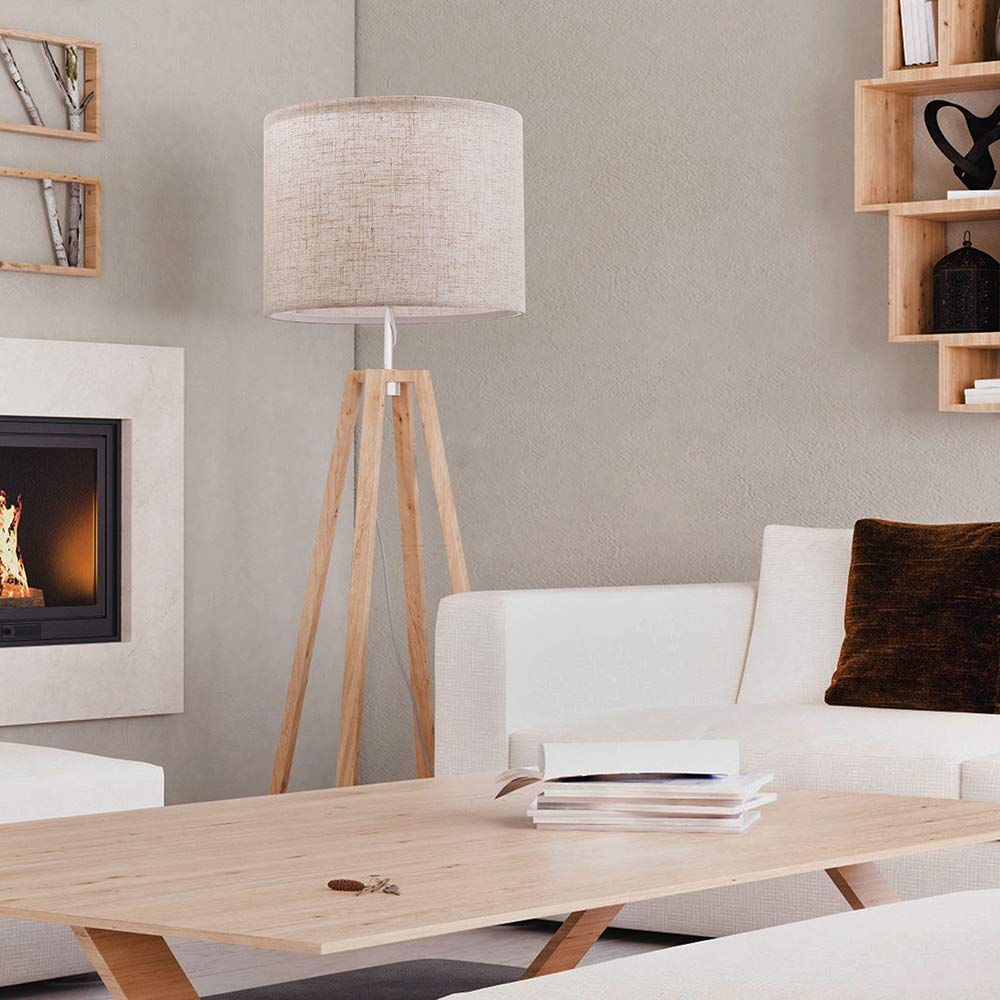 Wellmet Lampshade - 16X16X12 Linen Fabric Drum Shade, Assembly Required, Classic Modern Style, Model Ds-Tls