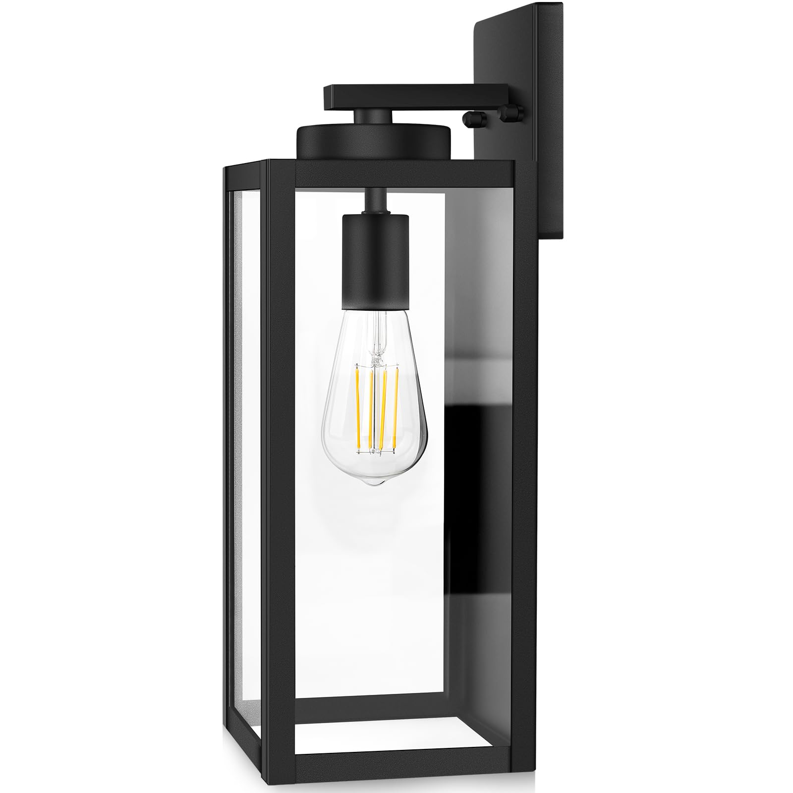 BesLowe Large Size Outdoor Wall Light Fixture, Exterior Lighting Fixture Porch Sconce Wall Mounted, Waterproof Outdoor Wall Lant
