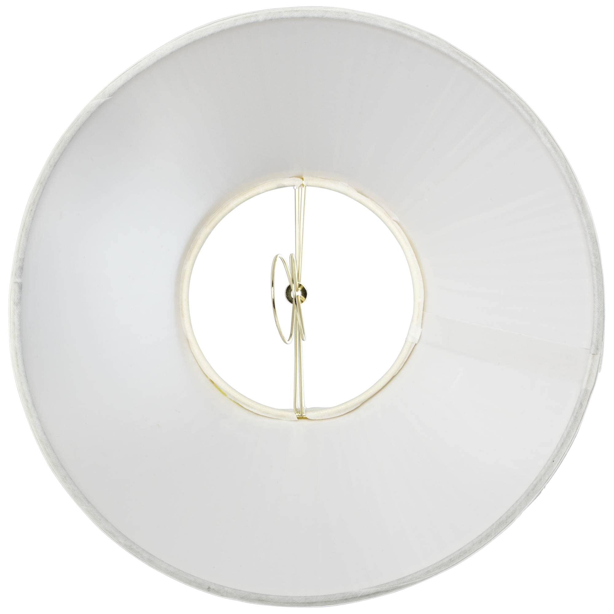 Antique White Small Empire Mushroom Pleated Lamp Shade 5&quot; Top X 11&quot; Bottom X 7.5&quot; High (Clip-On) Replacement - Springcrest