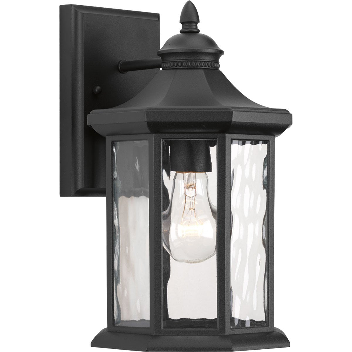 Progress Lighting P6071-31 Outdoor Light Fixture, 7in Aluminum, Black