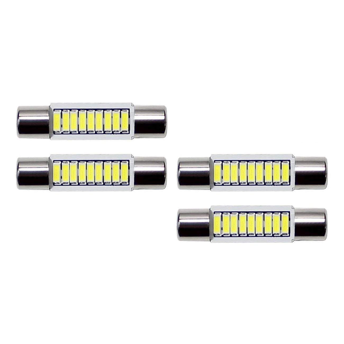 iJDMTOY 9-SMD 29mm LED Replacement Bulbs for Car SUV Truck Sunvisor Vanity Mirror Lights, Xenon White