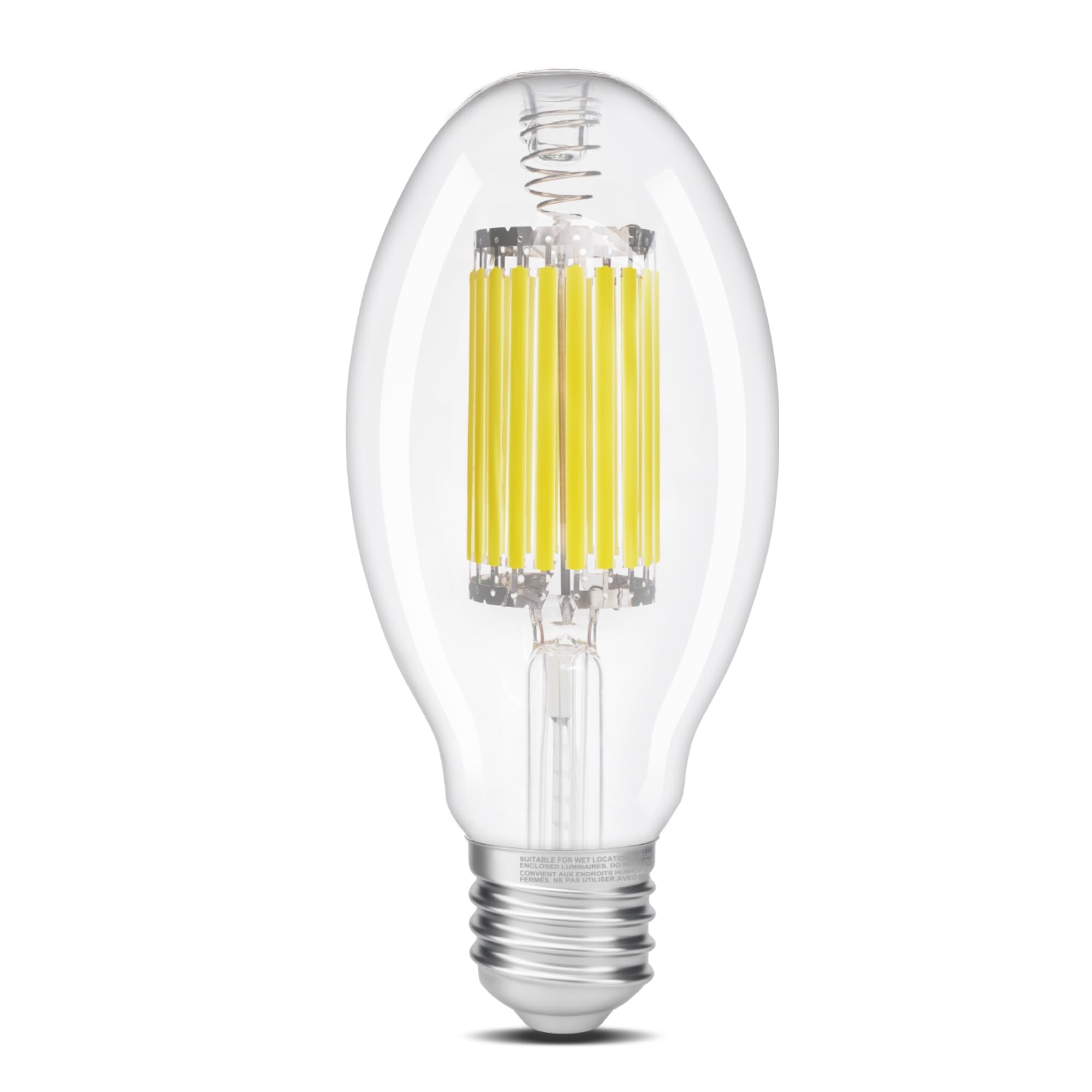 ALAMPEVER ED28 LED Light Bulb 175W HID Equivalent, 6000LM High Brightness, 4000K Cool White, E39 Base, 39W Edison Bulb, Non-dimm
