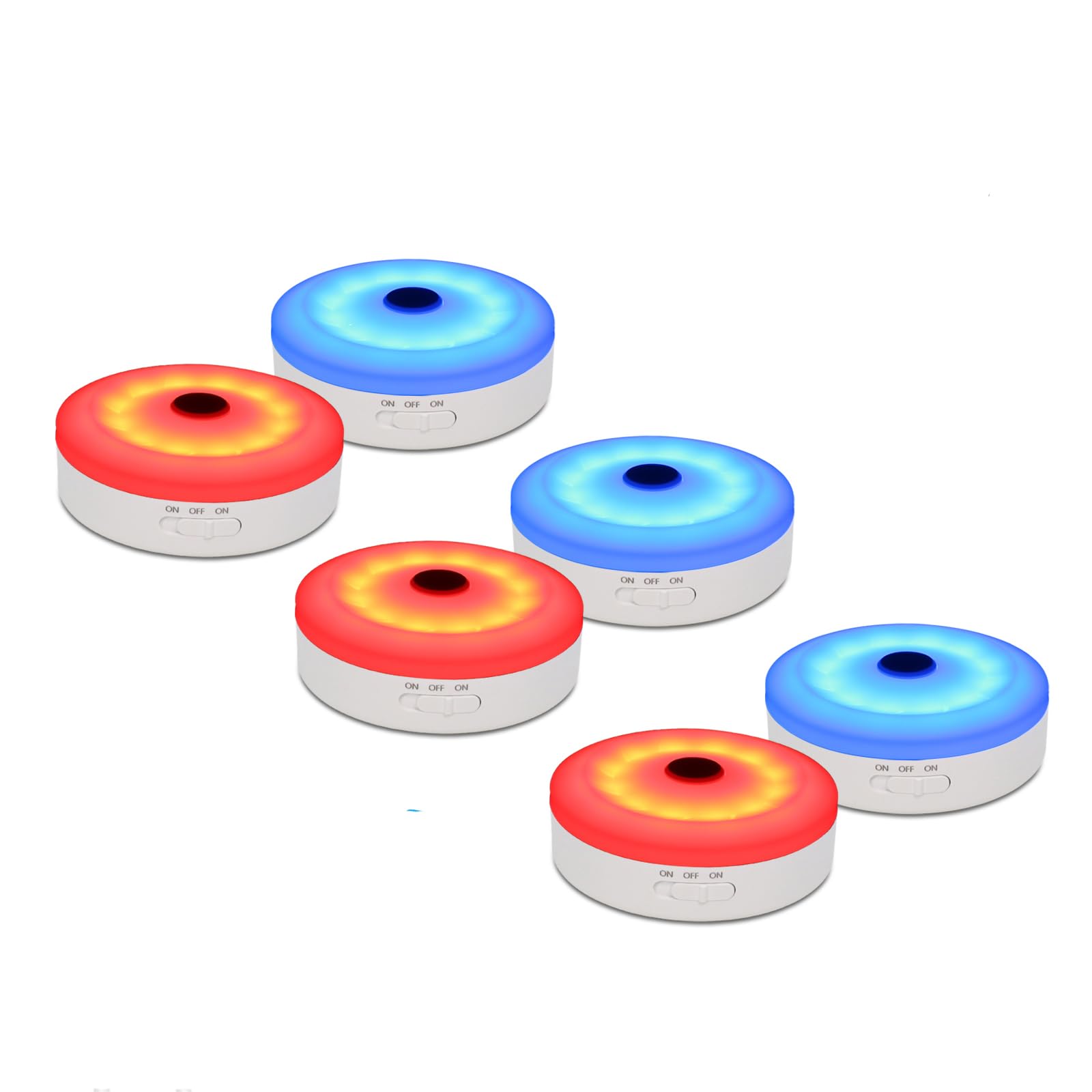 Bason Lighting Tap Light, Push Light, Led Puck Lights With Remote, Wireless Rgb Rechargeable Puck Light, Night Lights For Closet