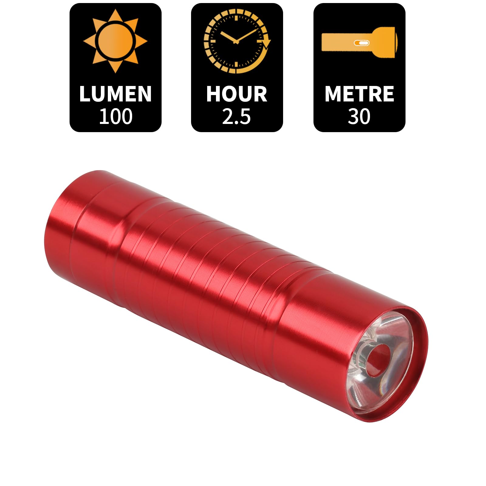 Hilngav 6 Pack Red Light Led Flashlight Mini, Red Flashlight Red Torch For Astronomy, Aviation, Night Observation And Animal Observation
