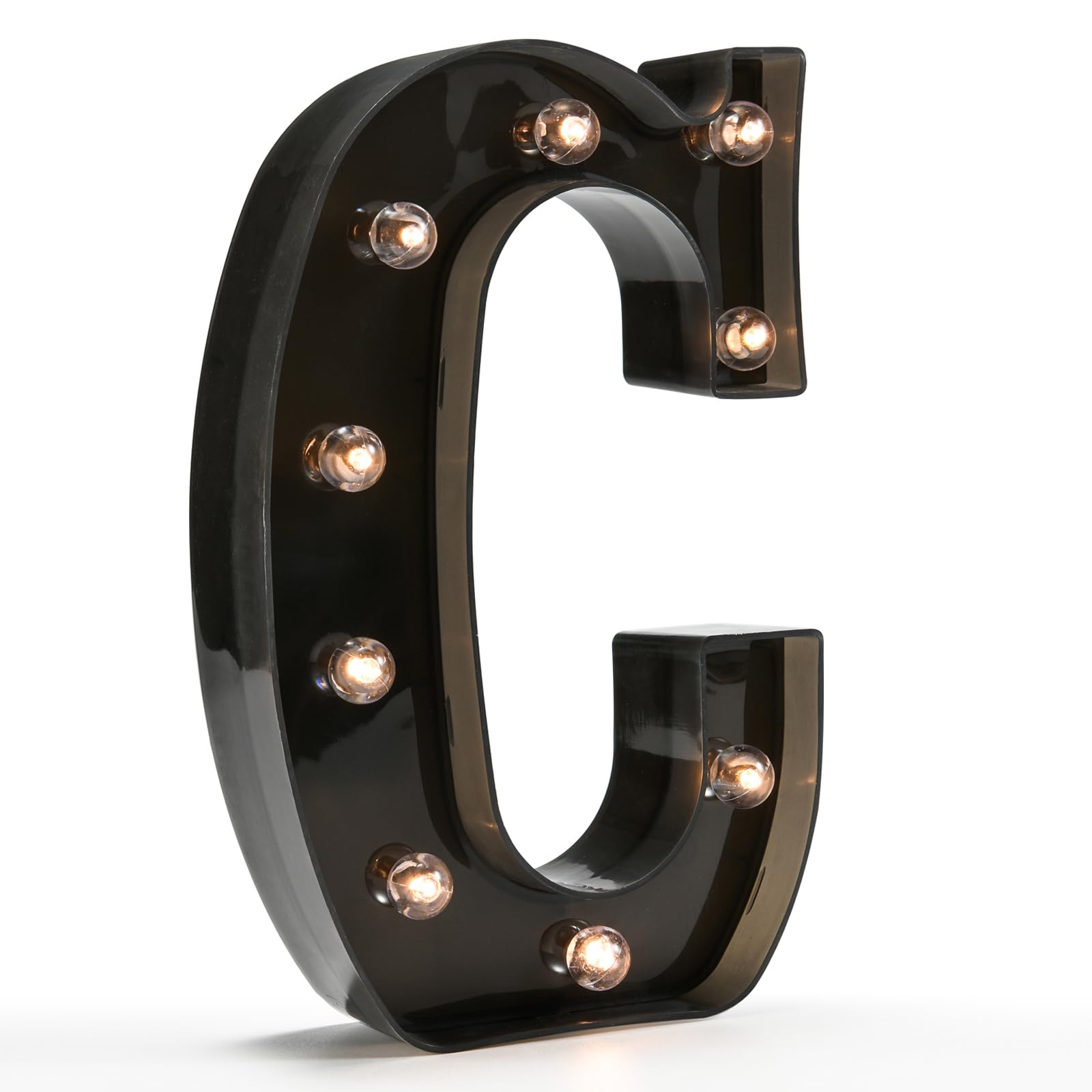 Oycbuzo Light Up Black Alphabet Marquee Letters Sign Led Marquee Number Lights Sign For Night Light Home Bar Christmas Lamp Birt