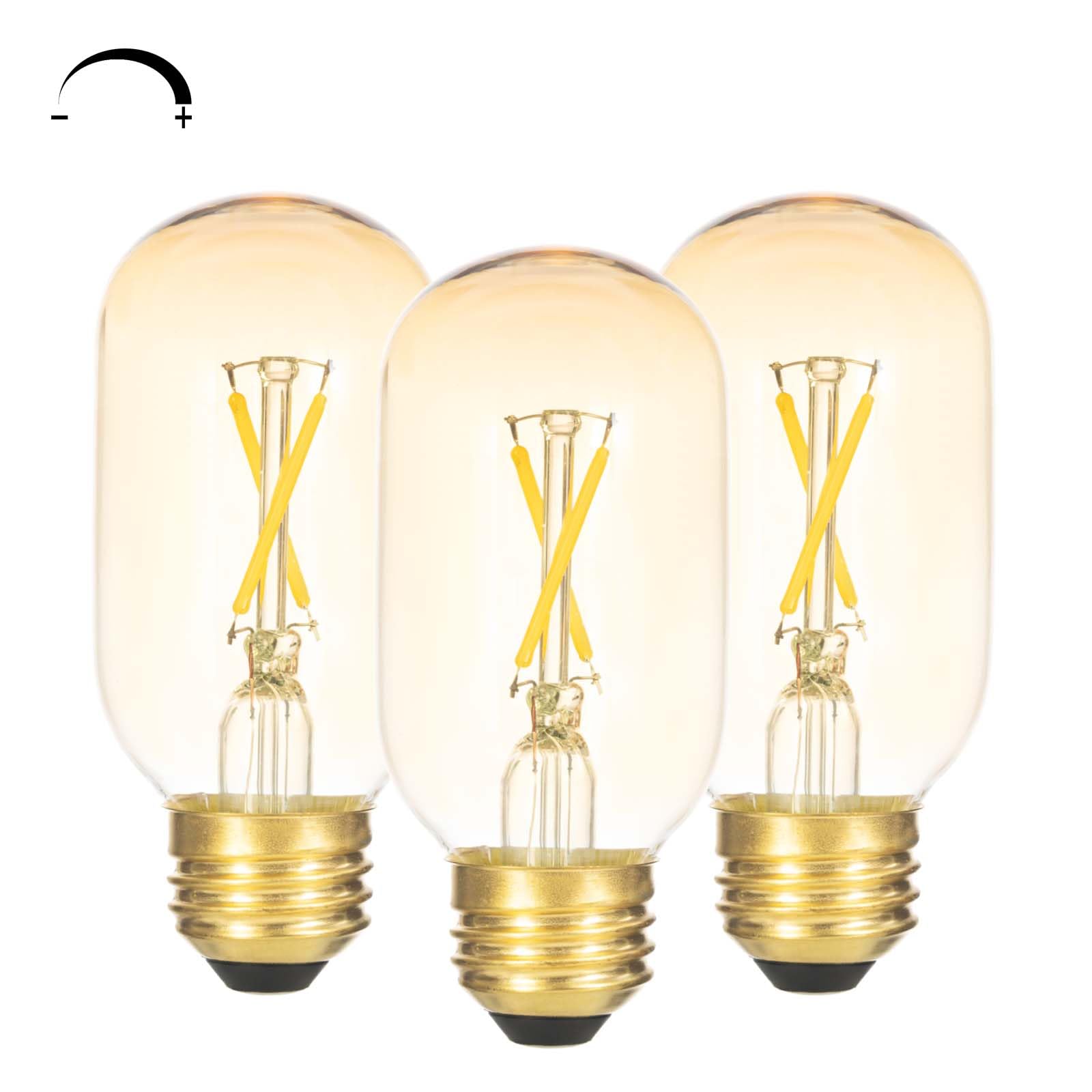 Flmamt T14 Led Dimmable Light Bulb, 2W Equal To 25 Watt Incandescent Bulb, 250Lm 2700K Warm White Light For Wall Sconce,Sputnik,