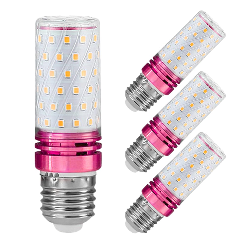 E26 Led Corn Light Bulbs,12W Warm Light 3000K, Equivalent To 100W E26 Halogen Bulbs,Ac 110-220V, 360 Beam Angle,Edison Screw Ses